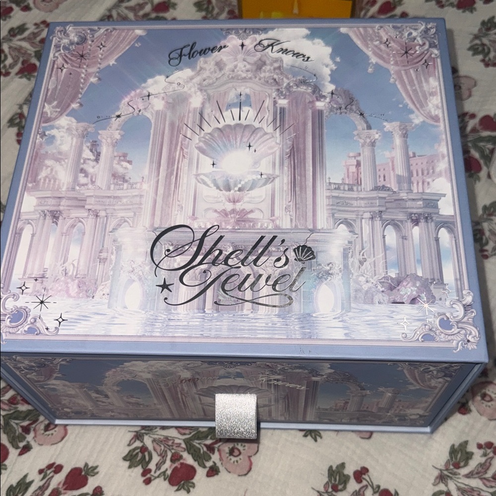 Shell's Jewel Flower Kingdom Decorative Jewelry Box - Lavender
